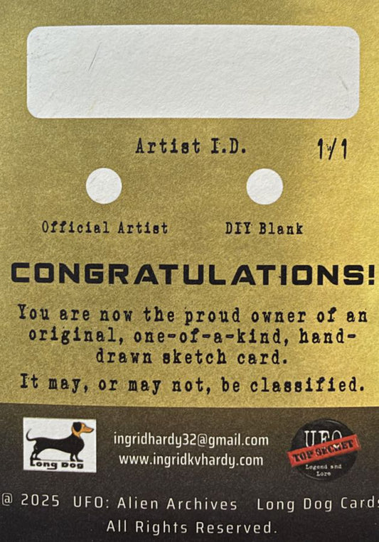 UFO Series 2 Artist Proof (Long Dog Cards)