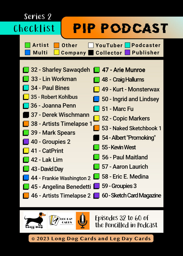 PiP Podcast, Promo, and Checklist Cards