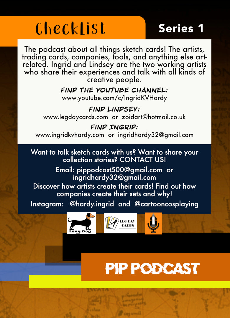 PiP Podcast, Promo, and Checklist Cards