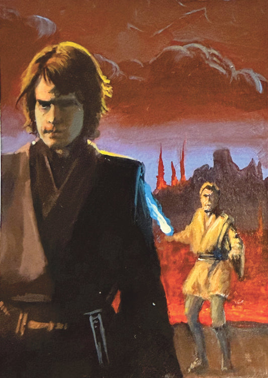 Obi-Wan vs Anakin Skywalker, PSC, Long Dog Cards