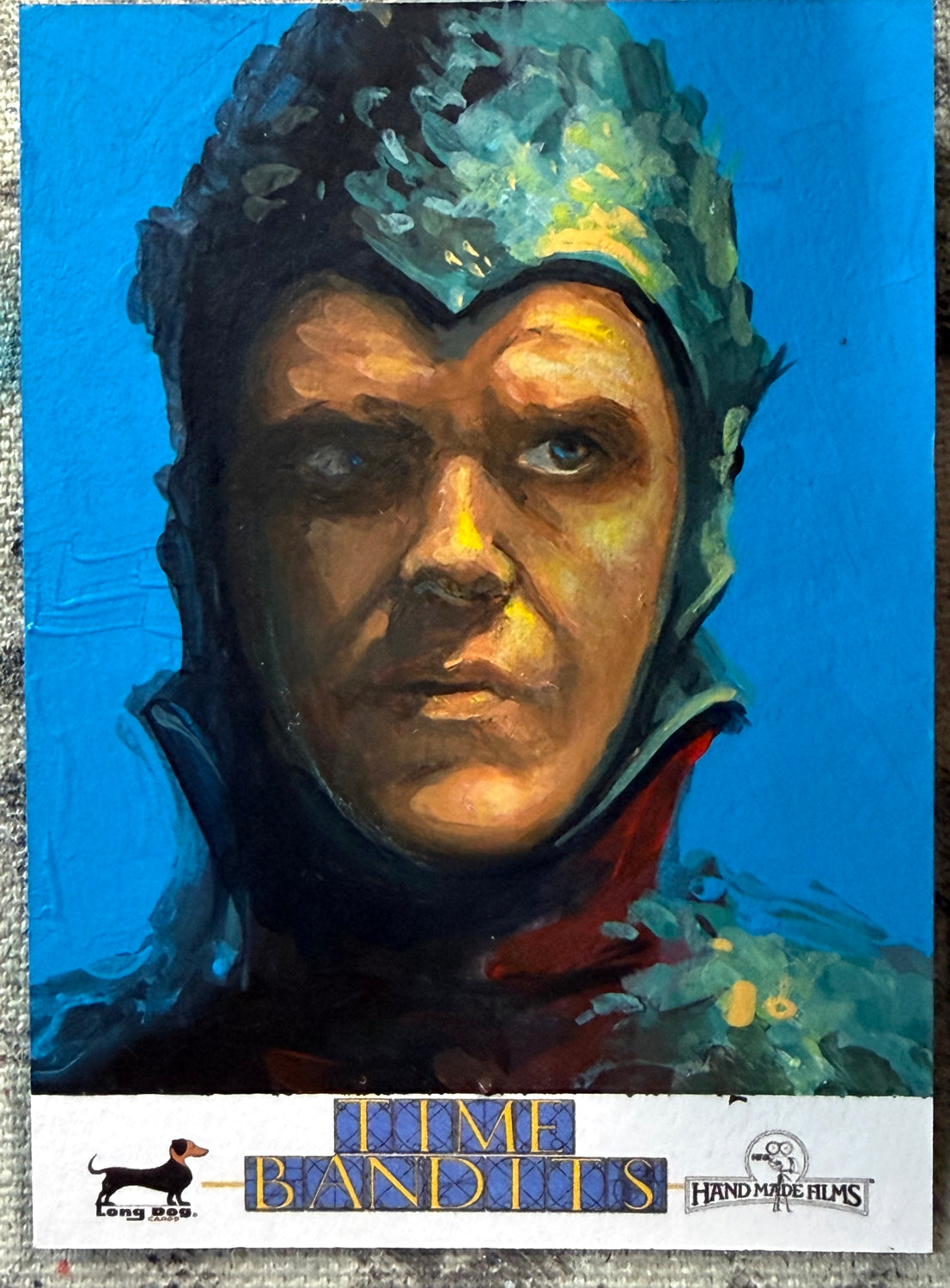 Time Bandits Licensed, Hand Painted, 1/1 Official Sketch Card Evil Genius