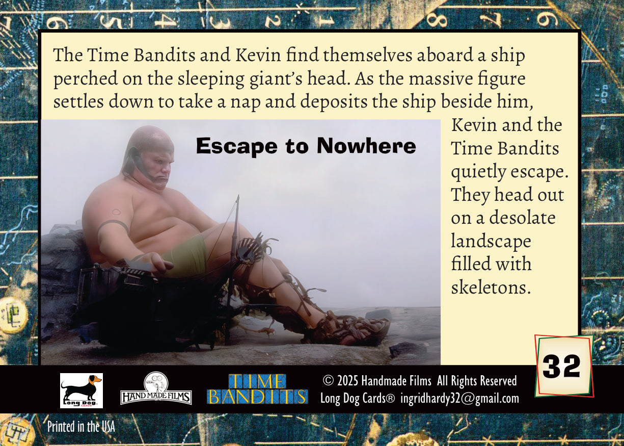 Time Bandits (1981) Trading Card Set LIMITED