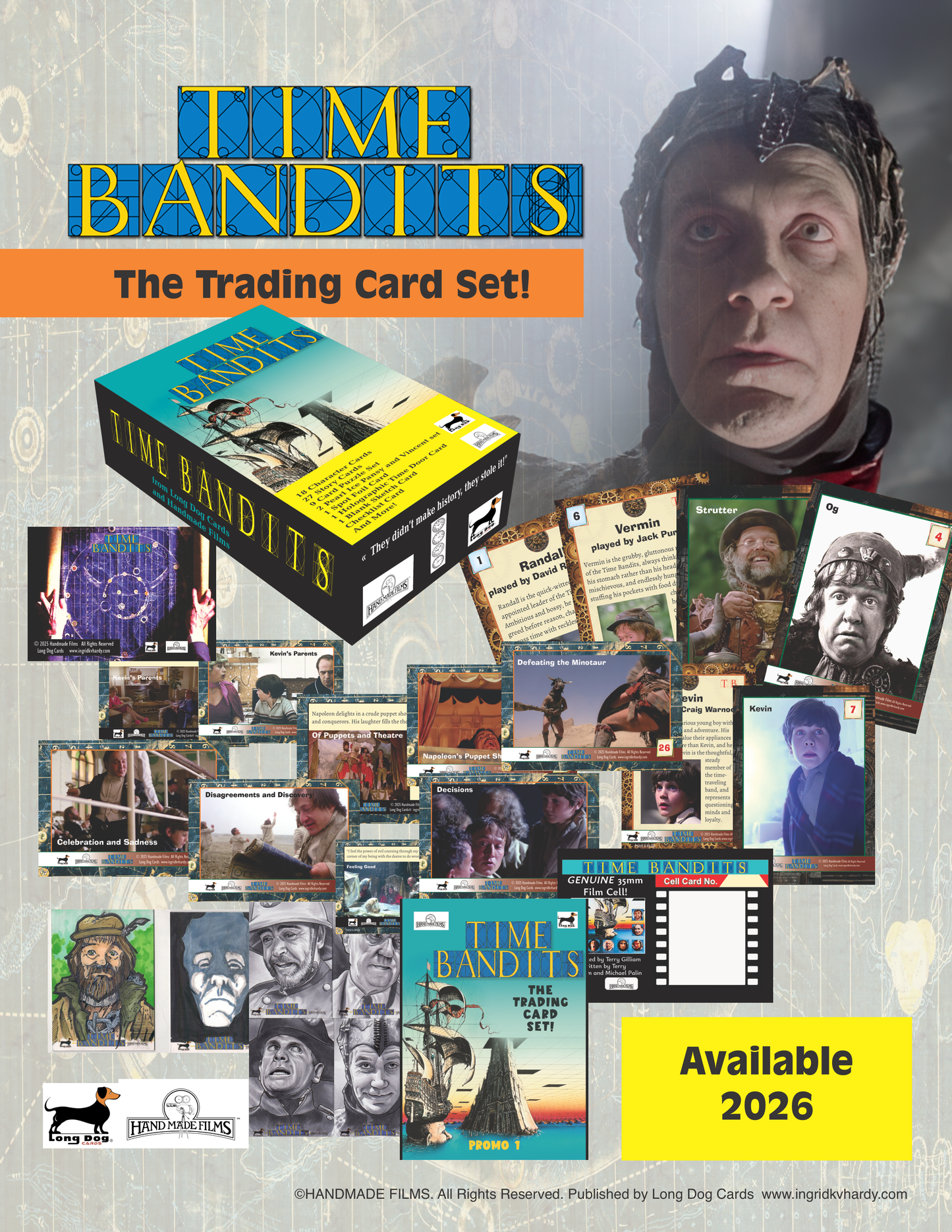 Time Bandits (1981) Trading Card Set LIMITED