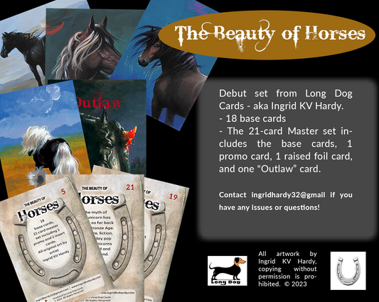 The Beauty of Horses Trading Card - 21 Cards MASTER set